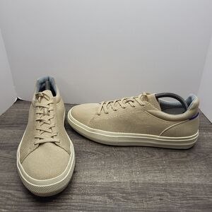 Rothy’s The Lace Up Tan Knit Sneakers Women’s Size 11 Mens 9.5